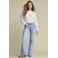 Red Button high waist wide leg jeans light blue denim