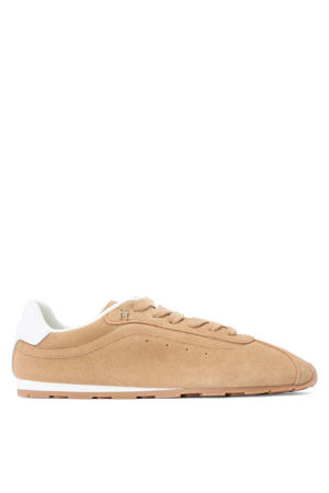 suède sneakers camel