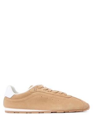 suède sneakers camel