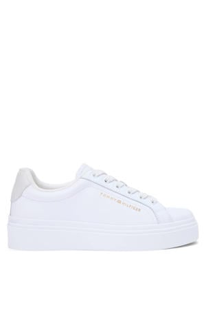 leren sneakers wit