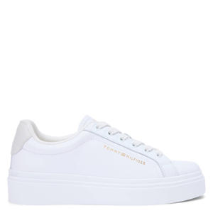 leren sneakers wit