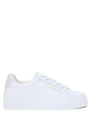leren sneakers wit
