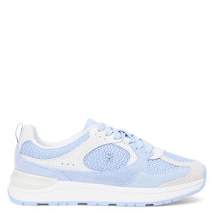 leren sneakers lichtblauw