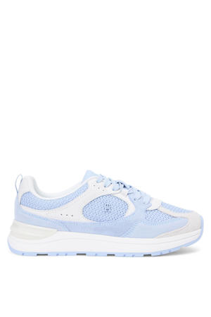 leren sneakers lichtblauw