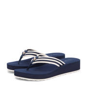 thumbnail: Tommy Hilfiger gestreepte teenslippers donkerblauw