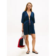 thumbnail: Tommy Hilfiger gestreepte teenslippers donkerblauw