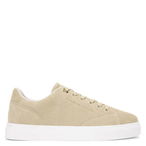 suède sneakers beige