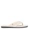 Tommy Hilfiger leren teenslippers ecru