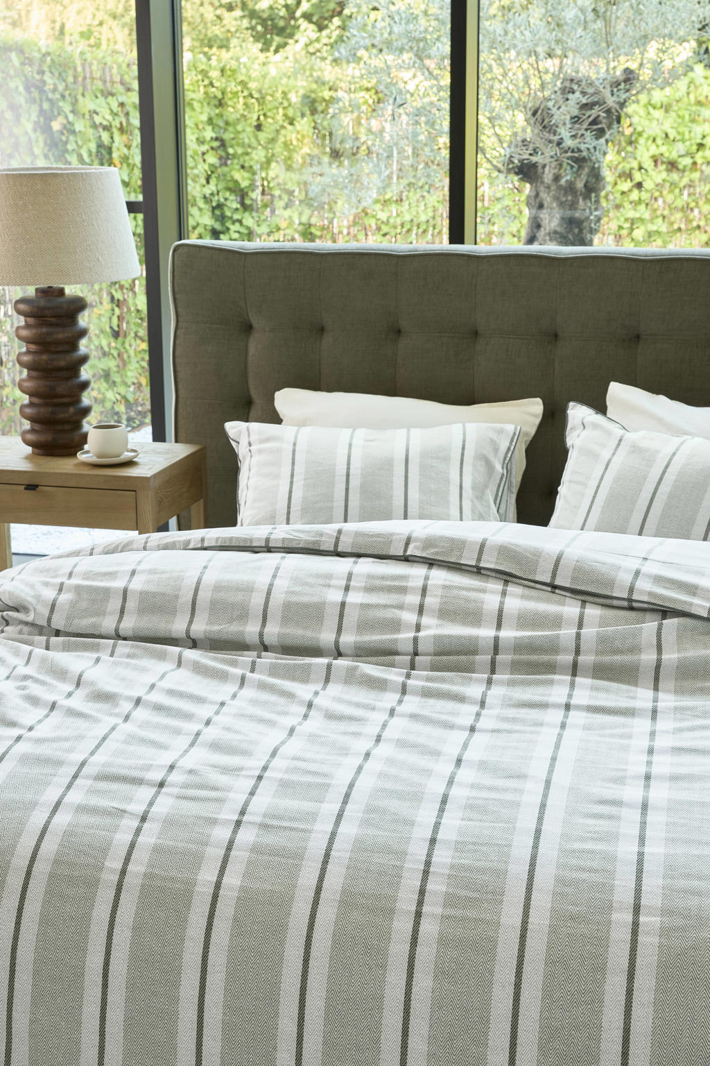 Riviera Maison katoenen dekbedovertrek 1-persoons (140x220 cm)