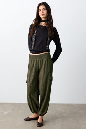 casual broek kaki