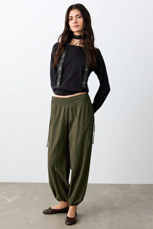 casual broek kaki