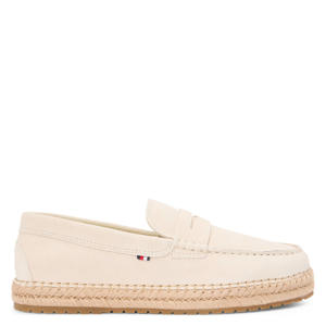 suède espadrilles ecru