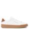 Tommy Hilfiger leren sneakers wit/camel