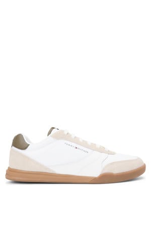 leren sneakers beige