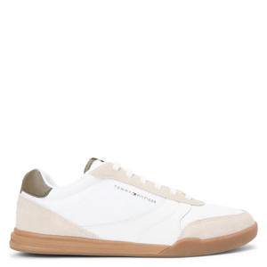 leren sneakers beige