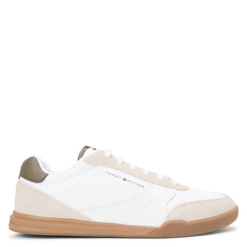 Tommy Hilfiger leren sneakers beige
