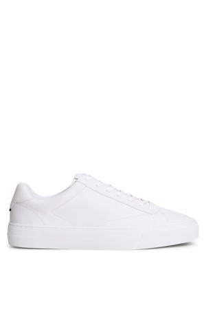 leren sneakers wit