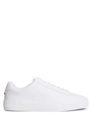 leren sneakers wit