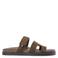 Tommy Hilfiger suède slippers bruin