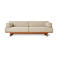 HKLIVING loungebank buiten teak (natural)