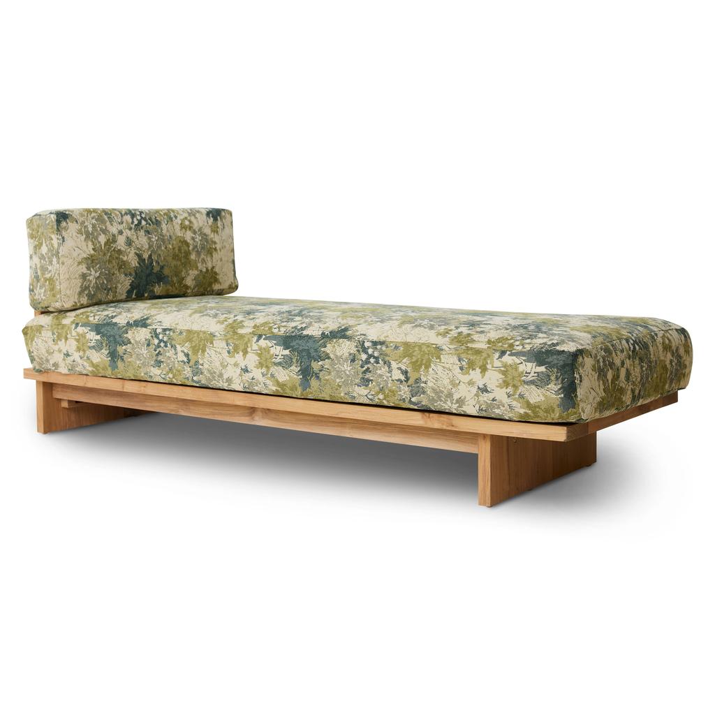 HKLIVING ligbed buiten teak (botanical)