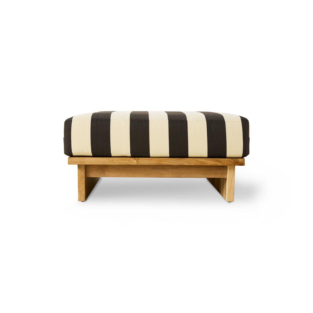 HKLIVING hocker outdoor teak (stracciatella)