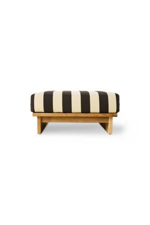 hocker outdoor teak (stracciatella)