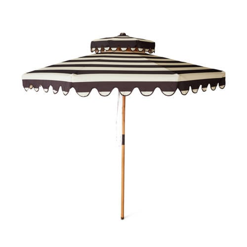 HKLIVING Striped patio parasol Ø270 cm afbeelding