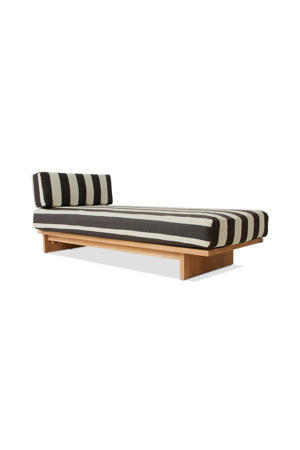ligbed buiten teak (stracciatella) 