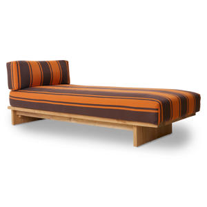 ligbed buiten teak (retro) 