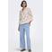 JDY wide leg regular waist casual broek lichtblauw