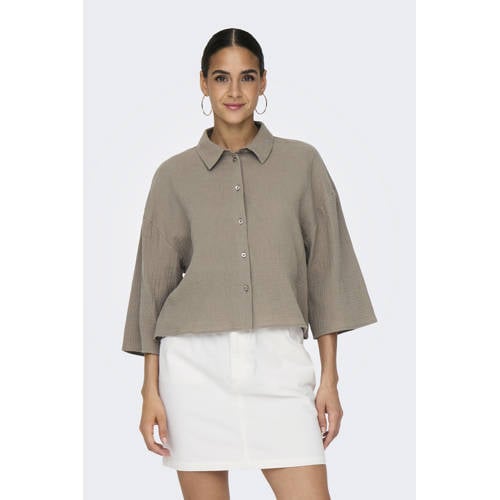 JDY blouse taupe afbeelding