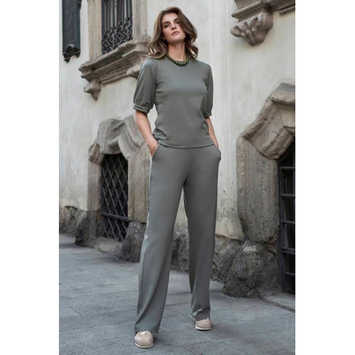 Elvira Collections top kaki afbeelding