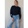 Elvira Collections sweater marineblauw