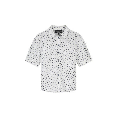 Elvira Collections blouse met stippen wit afbeelding