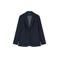 Elvira Collections regular blazer met krijtstreep donkerblauw