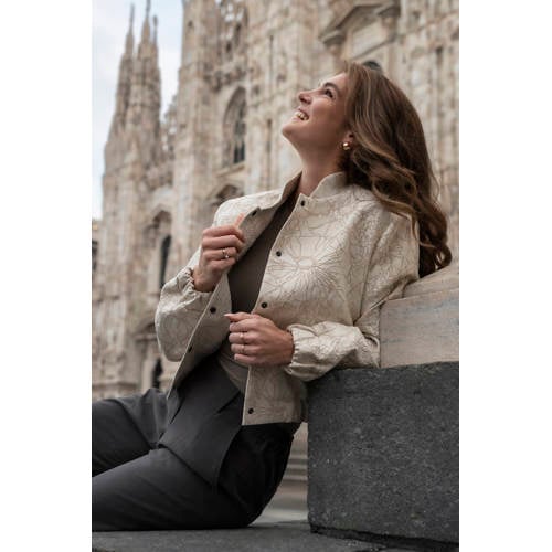 Elvira Collections bomberjack crème afbeelding