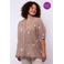 Exxcellent gebloemde blouse bruin
