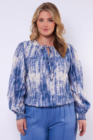 blousetop blauw