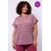Exxcellent gestreepte top rood