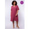 Exxcellent t-shirtjurk midi jurk rood