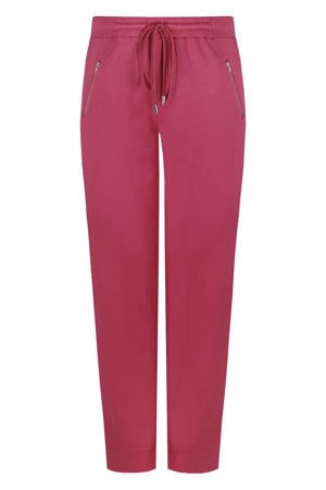 regular waist joggingbroek roze