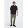 ONLY & SONS regular polo gebreid zwart