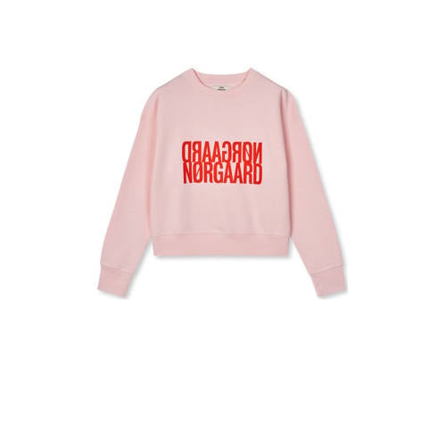 MADS NØRGAARD - COPENHAGEN sweater lichtroze afbeelding
