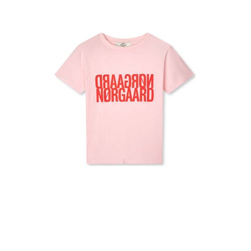 MADS NØRGAARD - COPENHAGEN T-shirt lichtroze afbeelding