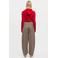 MADS NØRGAARD - COPENHAGEN high waist broek lichtbruin