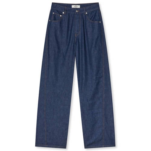 MADS NØRGAARD - COPENHAGEN Air Denim Christel Jeans wide leg jeans dark blue denim afbeelding