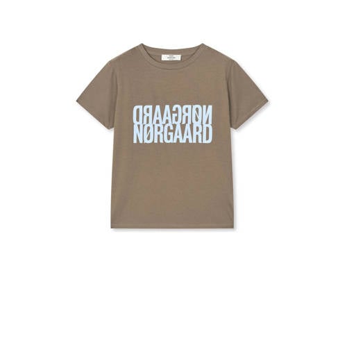MADS NØRGAARD - COPENHAGEN T-shirt bruin afbeelding