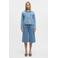 MADS NØRGAARD - COPENHAGEN high waist denim short light blue denim