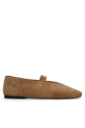 suède loafers cognac
